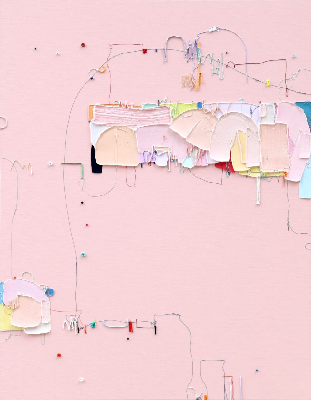 The Memory of the Unconscious 684, 117×91 cm, Mixed media on Canvas, 2022