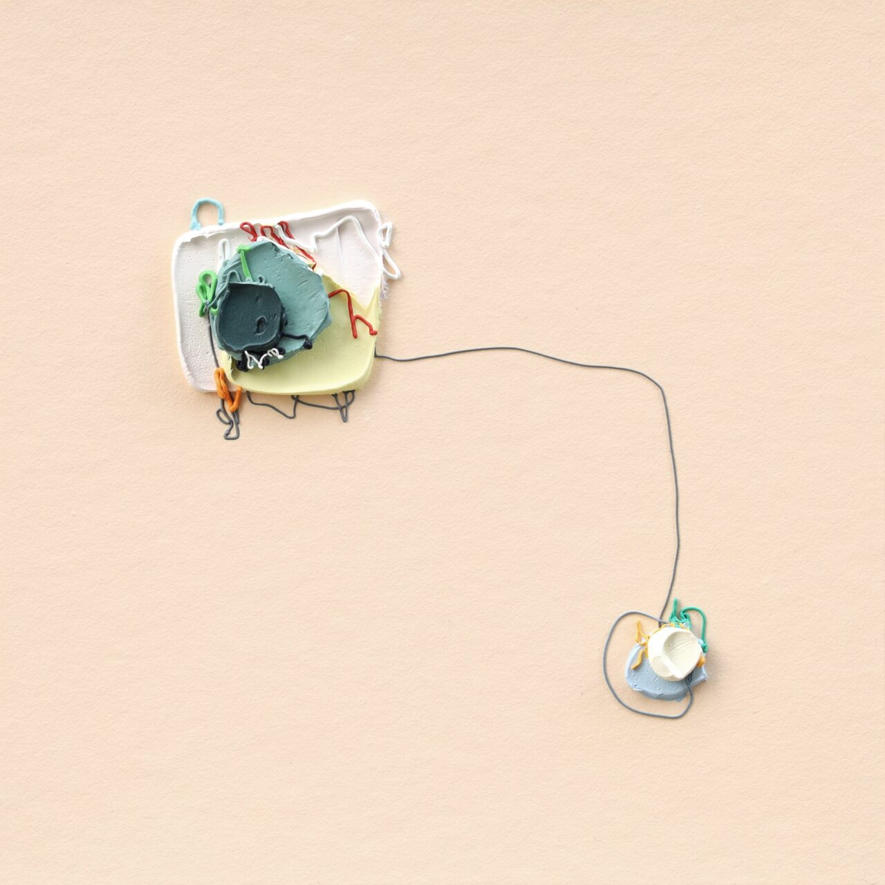 The Memory of the Unconscious 794, 20×20 cm, Mixed media on Paper, 2023